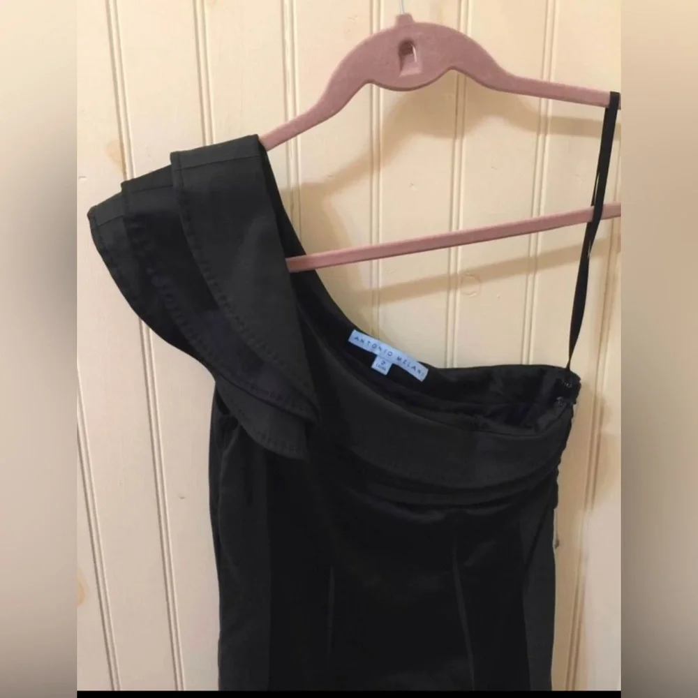 NNW Antonio Melani Black Semiformal Dress Sz 2 - Picture 6 of 11